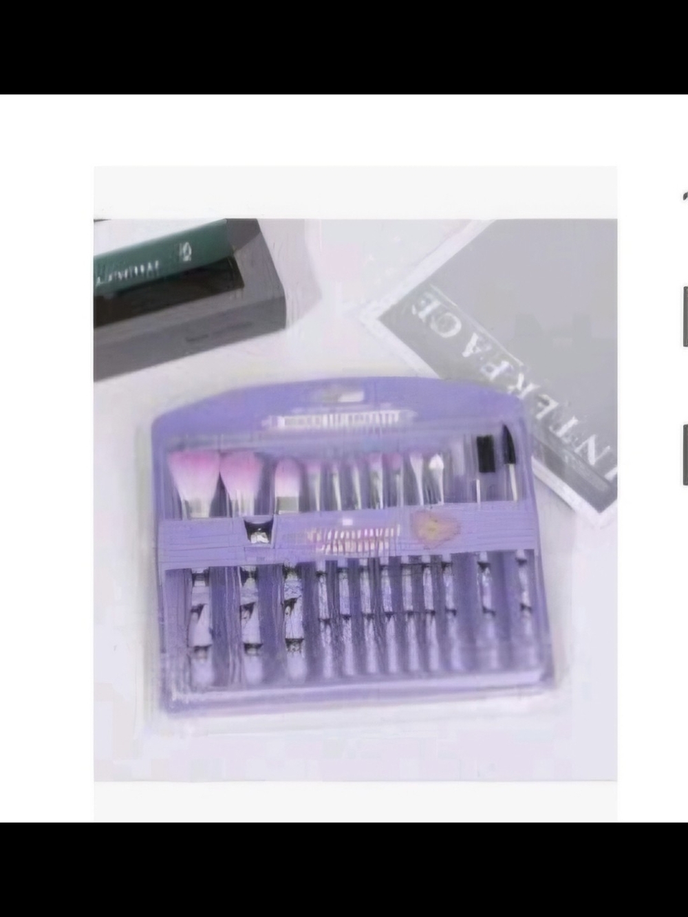 Kuromi Purple Makeup Brush Set - Sanrio